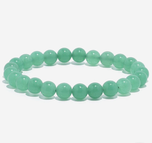 Aventurine 8 mm Natural Gemstone Stretch Bracelet image 0
