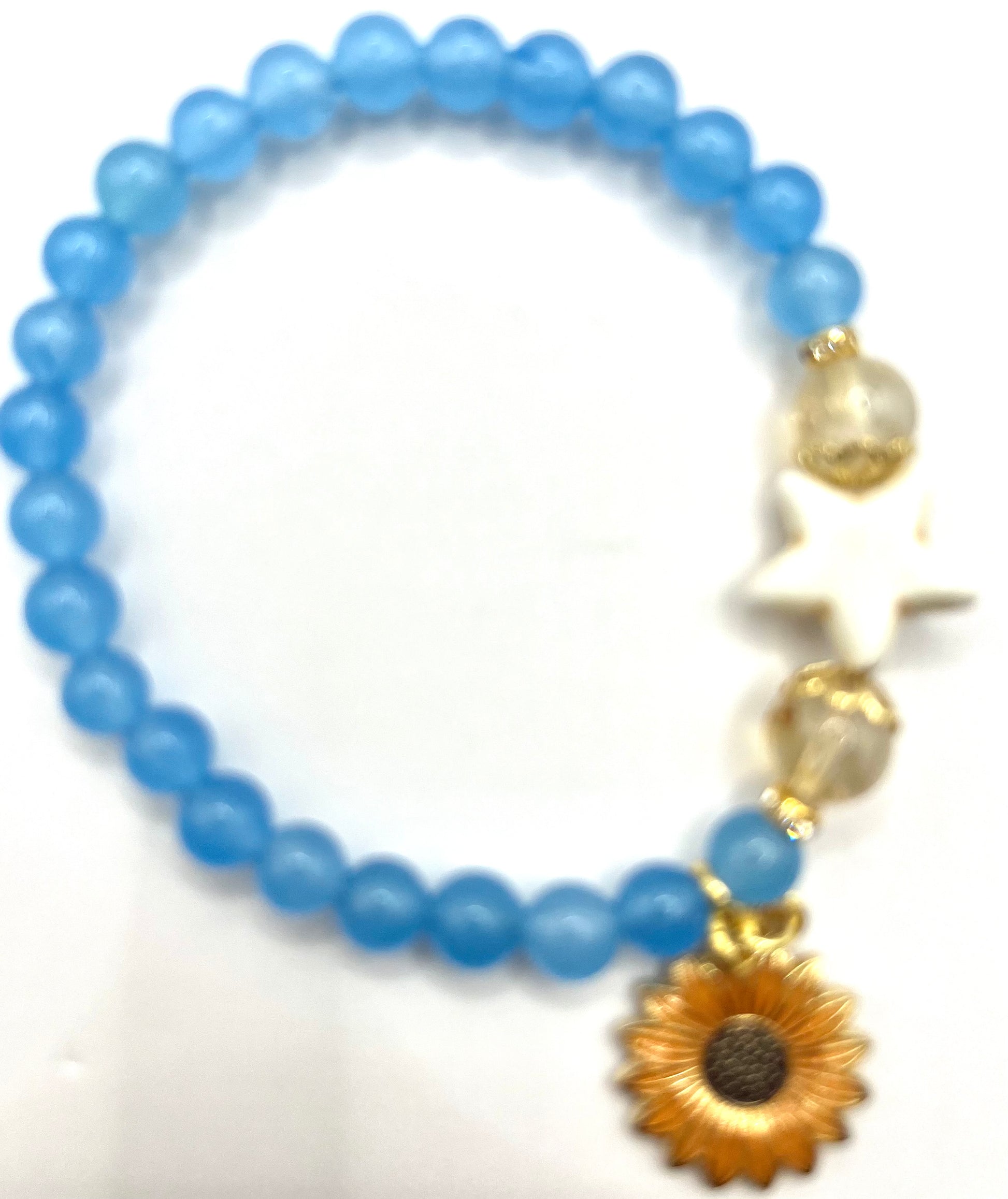 Blue Malaysia Jade Bracelet