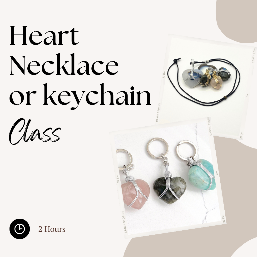 Heart Necklace or Keychain Class image 1