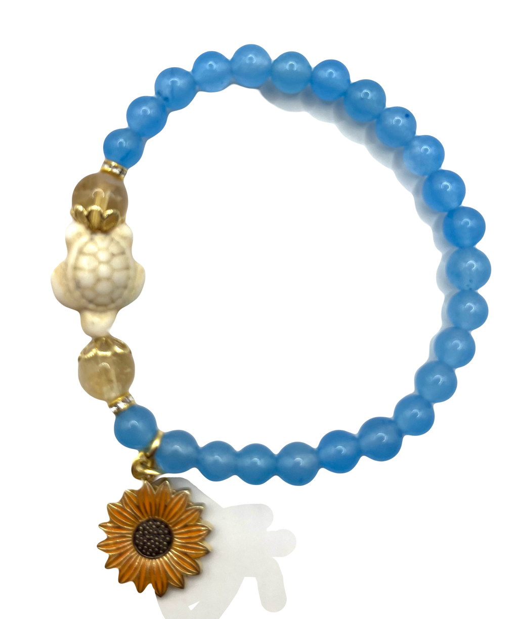 Blue Malaysia Jade Bracelet