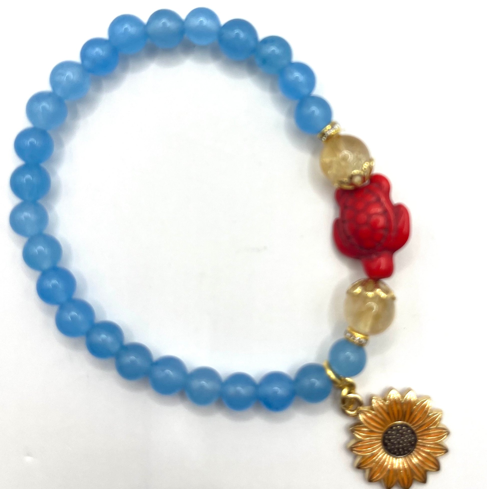 Blue Malaysia Jade Bracelet