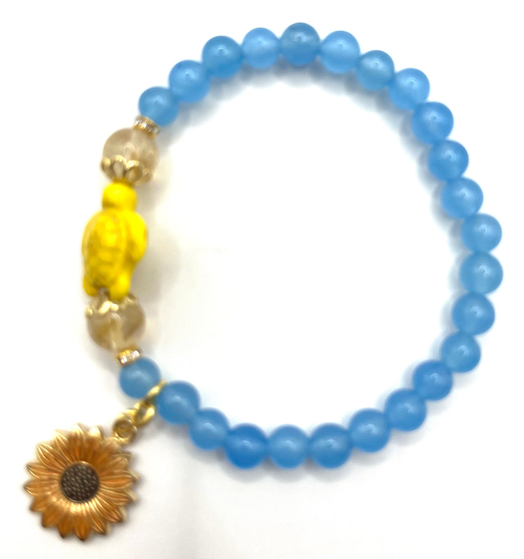 Blue Malaysia Jade Bracelet