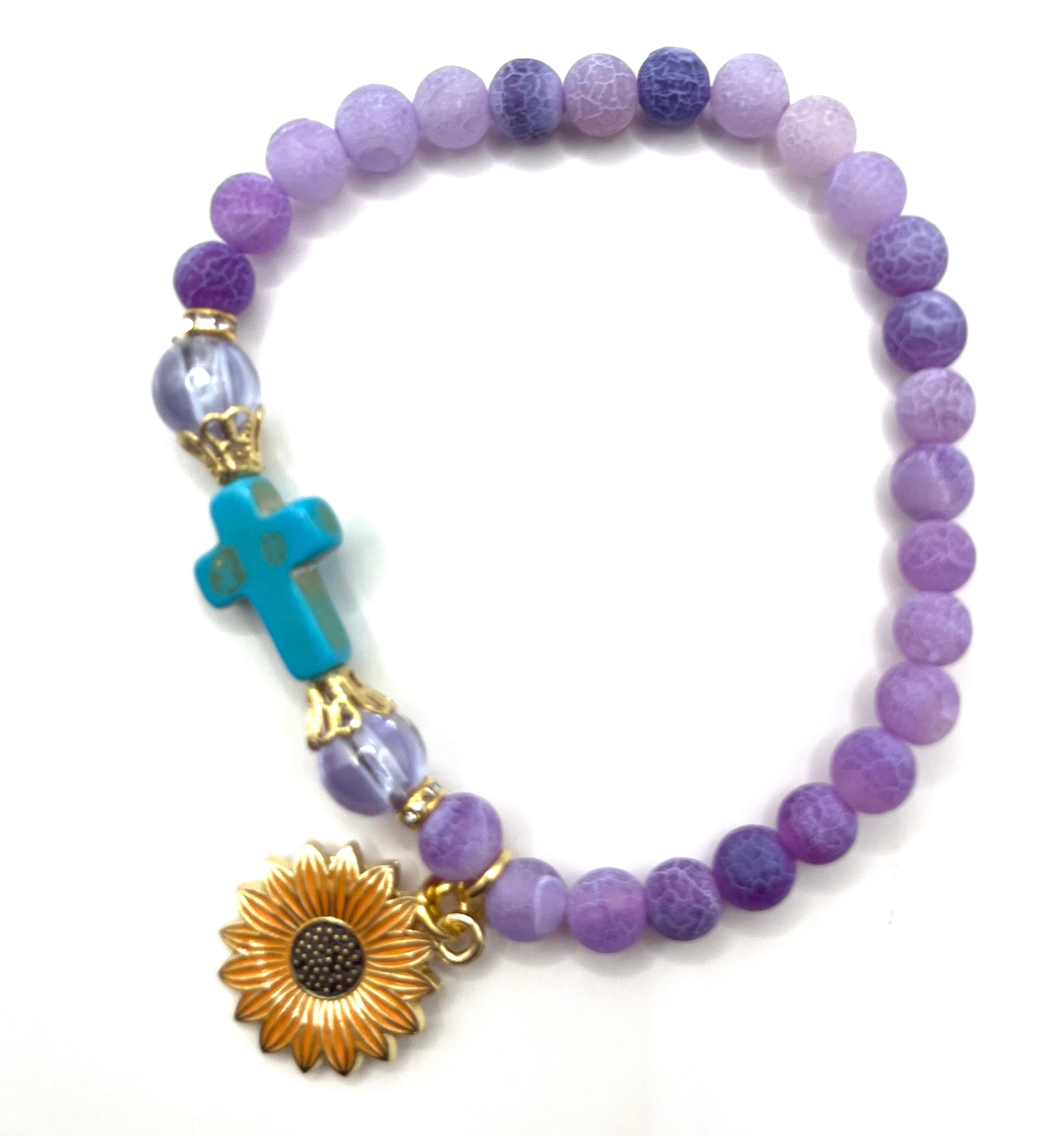 Crackle Agate Bracelet
