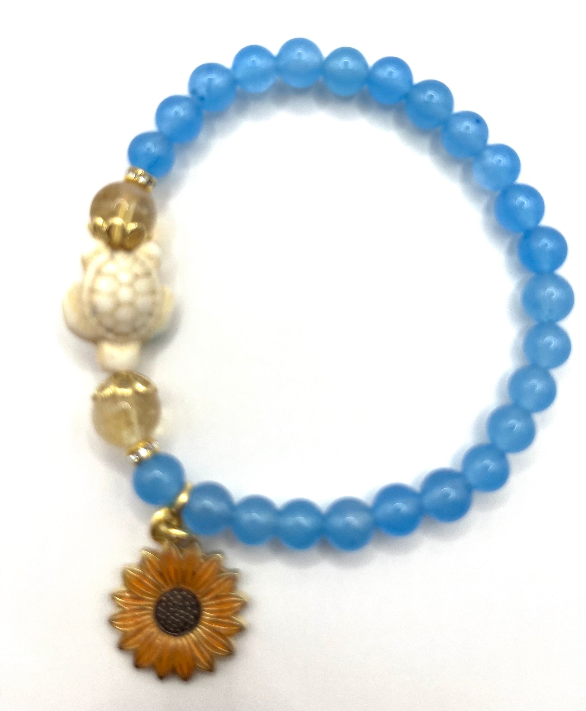 Blue Malaysia Jade Bracelet