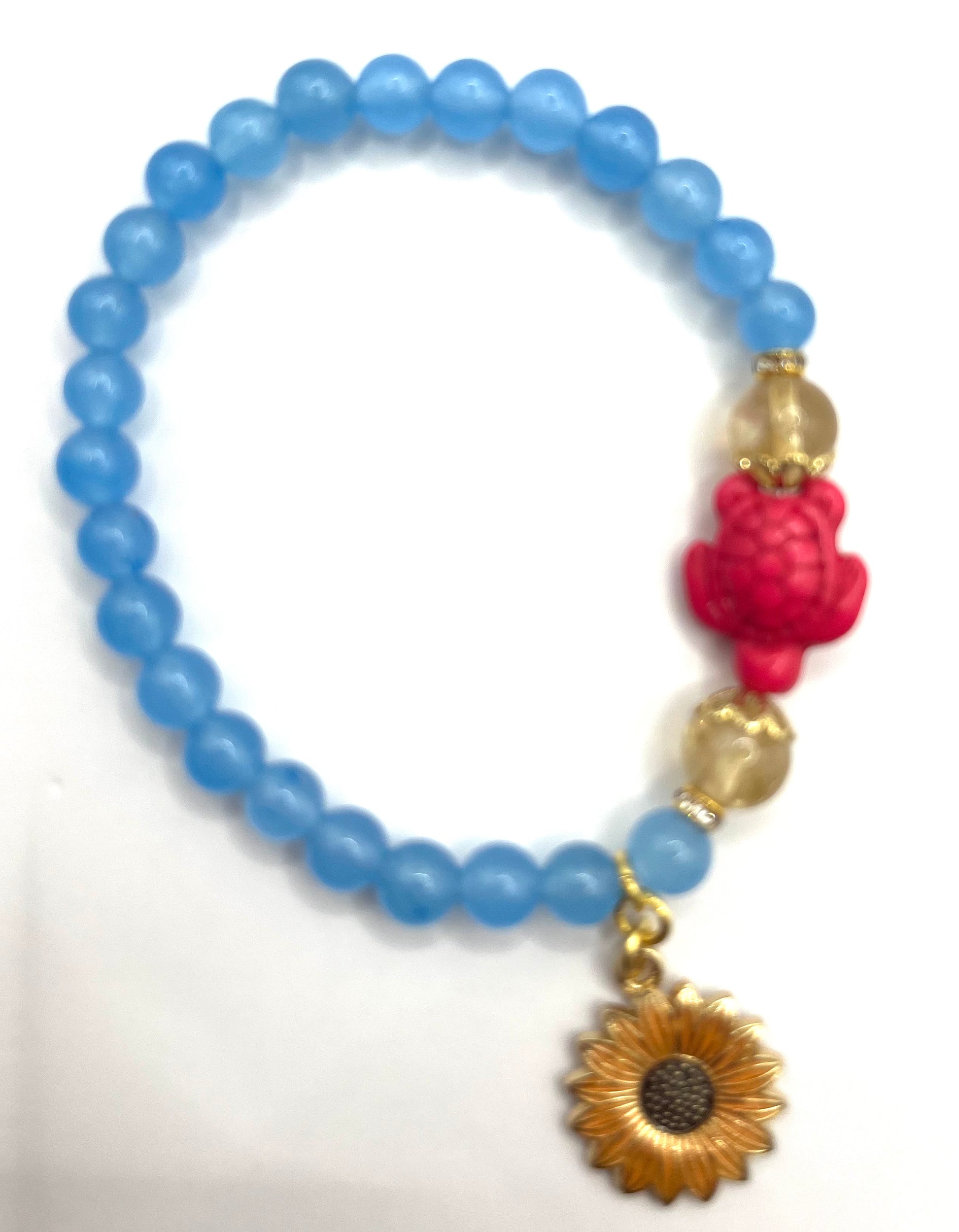 Blue Malaysia Jade Bracelet