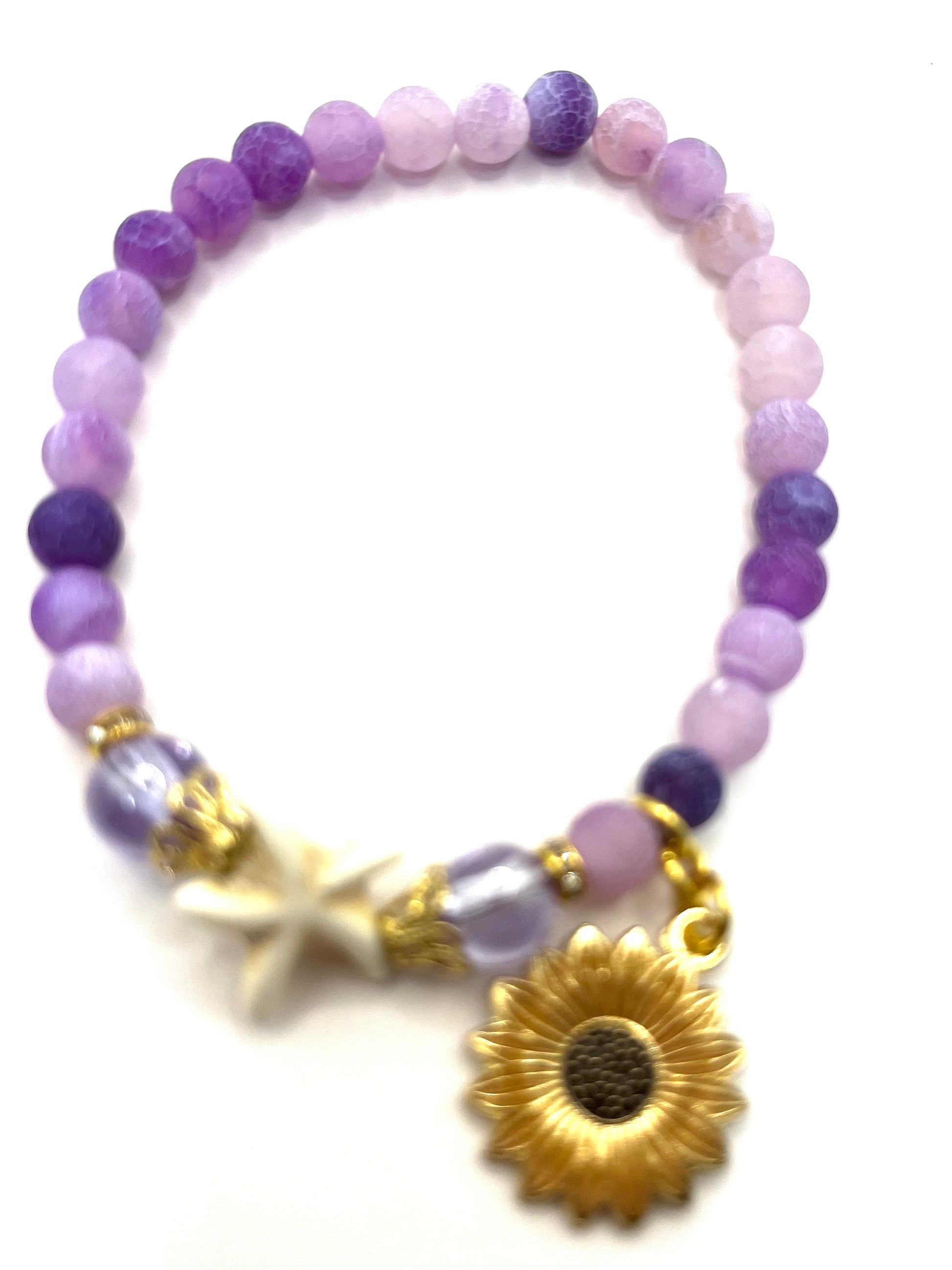 Crackle Agate Bracelet