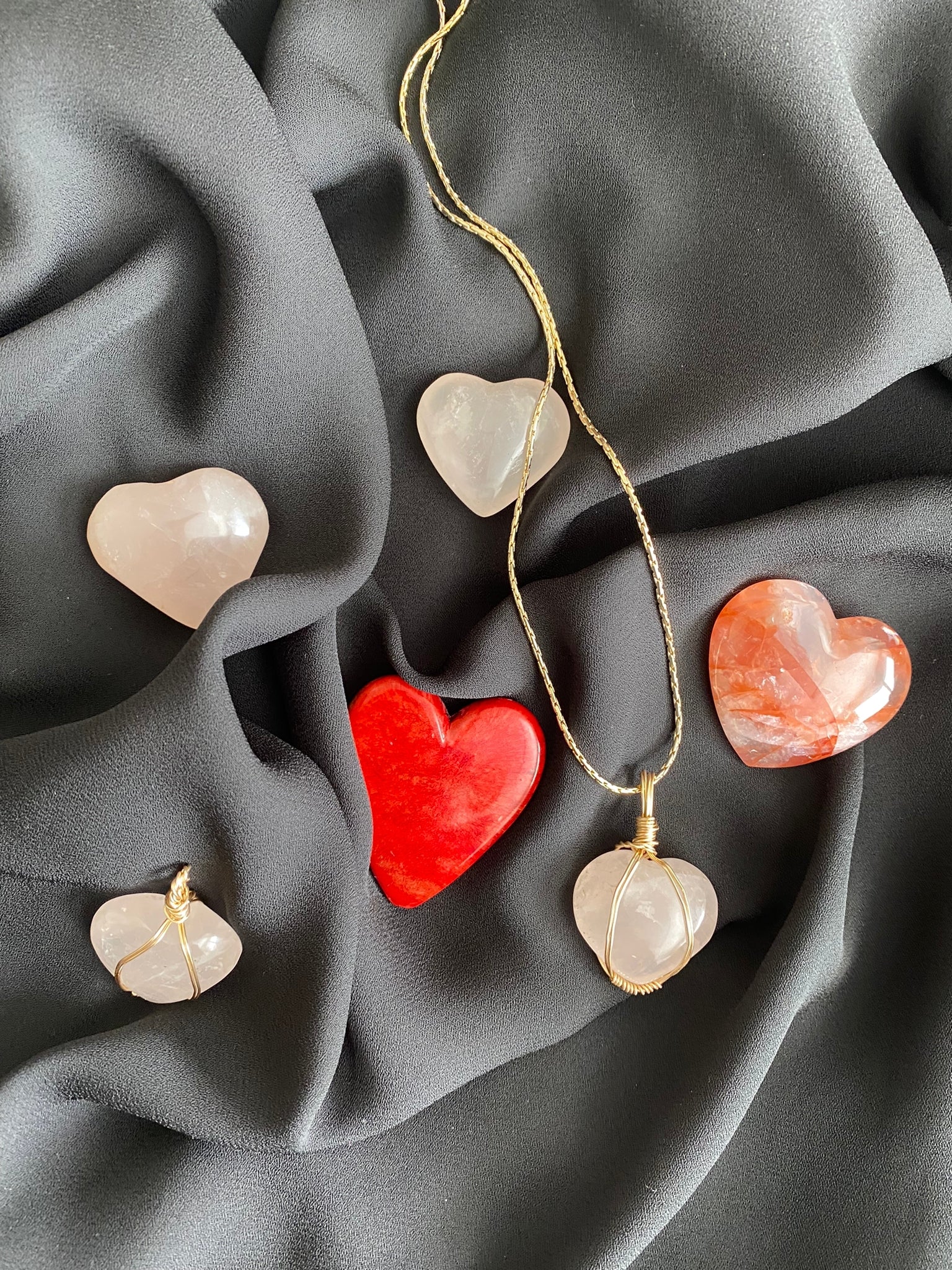 Rose Quartz Heart image 0