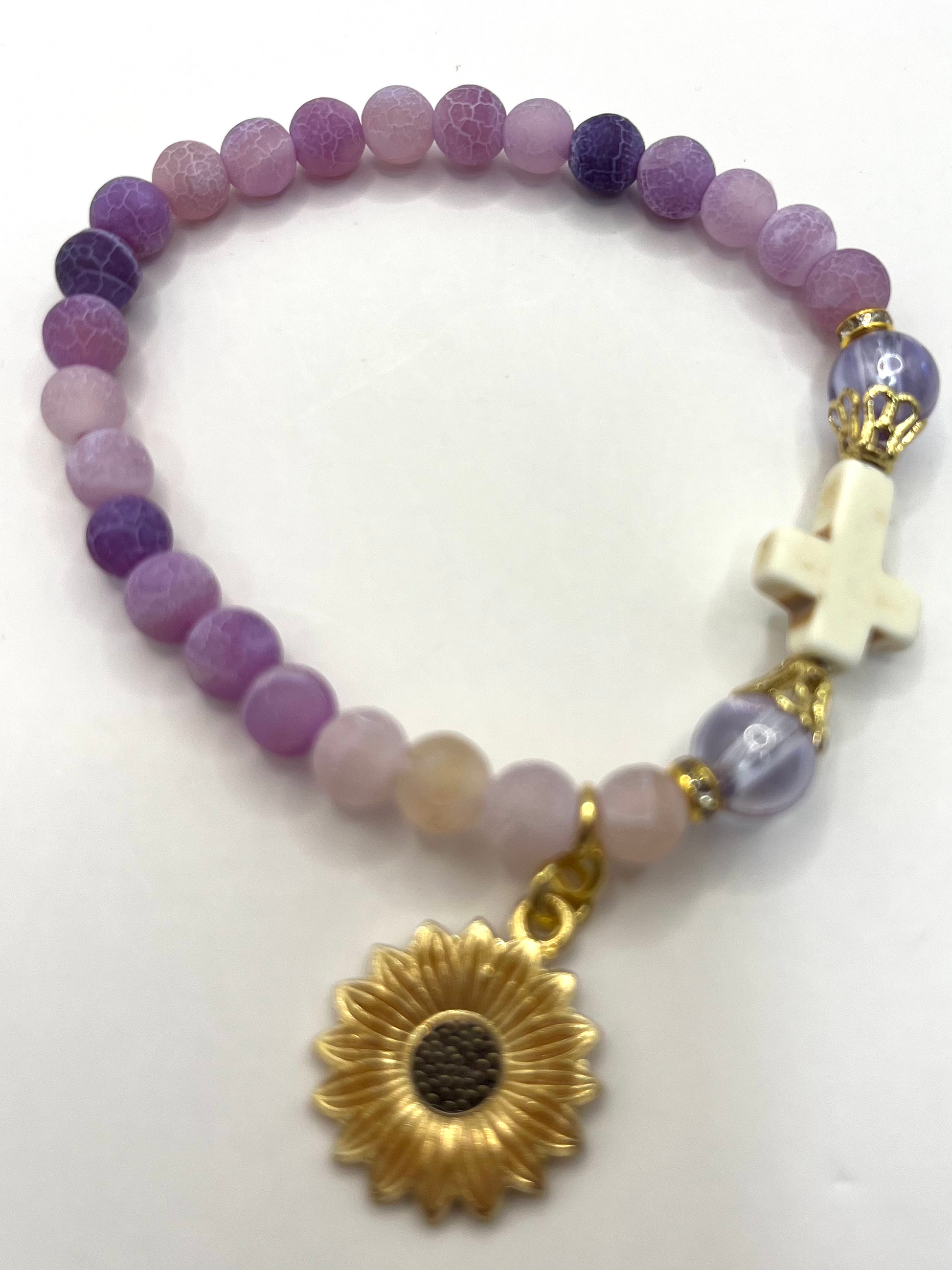 Crackle Agate Bracelet
