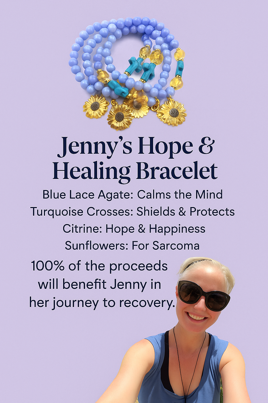 Blue lace agate Bracelet
