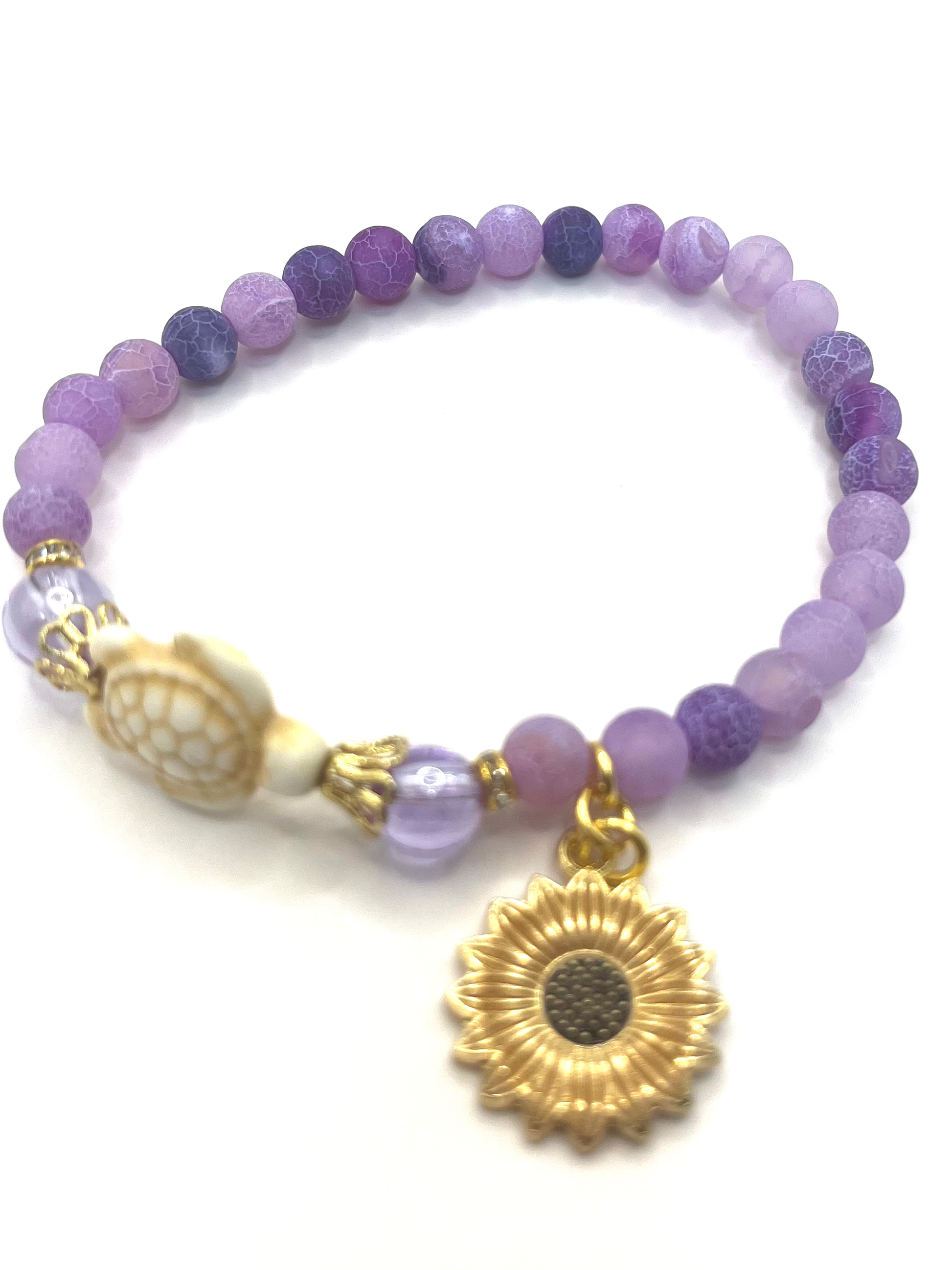 Crackle Agate Bracelet